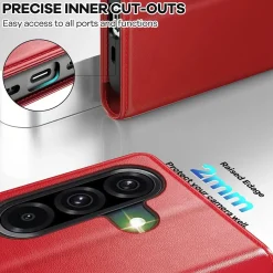 Premium Klapphülle für Samsung Galaxy A27 5G - Kunstleder Tasche mit Kartenfächern & Standfunktion
