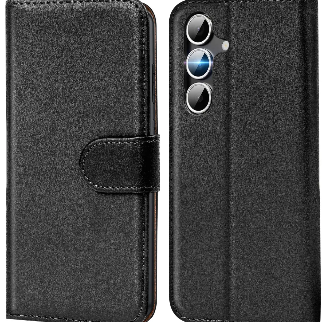 Premium Klapphülle für Samsung Galaxy S26 - Kunstleder Tasche mit Kartenfächern & Standfunktion