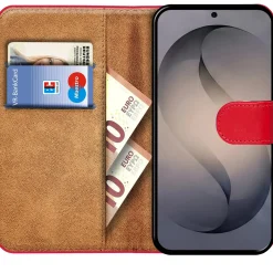 Premium Klapphülle für Samsung Galaxy S26 - Kunstleder Tasche mit Kartenfächern & Standfunktion