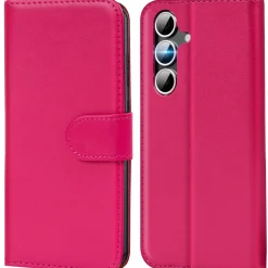 Premium Klapphülle für Samsung Galaxy S26 Plus - Kunstleder Tasche mit Kartenfächern & Standfunktion