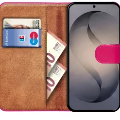 Premium Klapphülle für Samsung Galaxy S26 Plus - Kunstleder Tasche mit Kartenfächern & Standfunktion