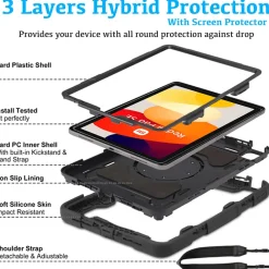 Redmi Pad SE - Armor Case mit Ständer & Schultergurt