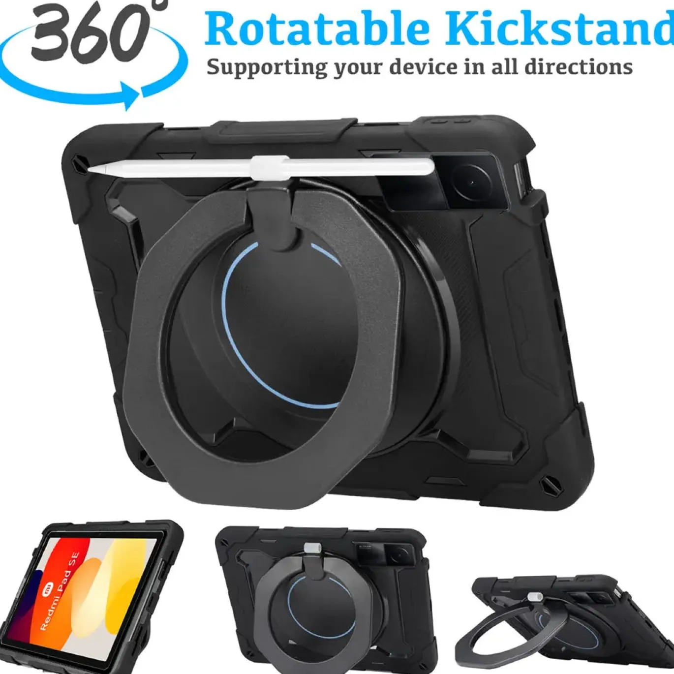 Redmi Pad SE - Armor Case mit Ständer & Schultergurt