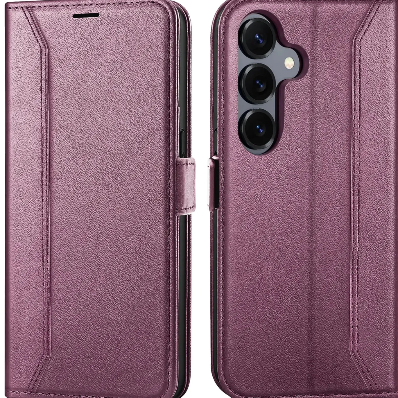 RFID Klapphülle für Samsung Galaxy S26 - PU-Leder Tasche mit 3 Kartenfächern