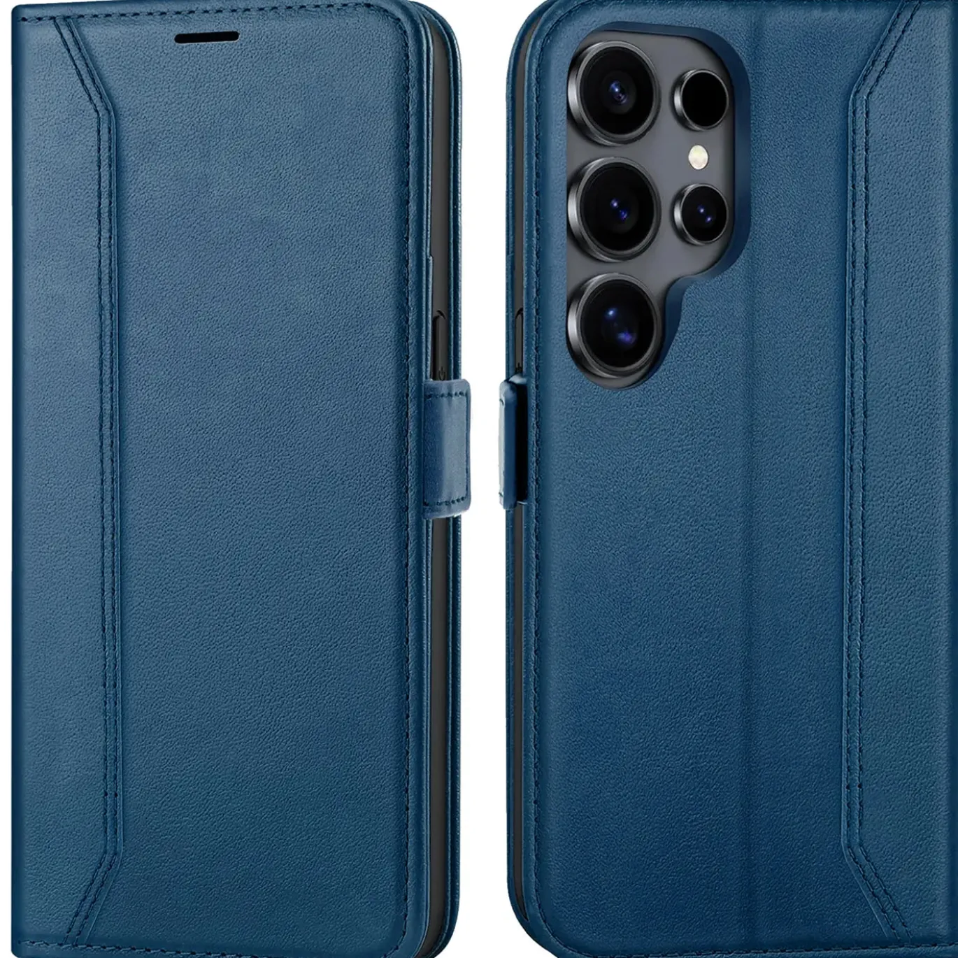 RFID Klapphülle für Samsung Galaxy S26 Ultra - PU-Leder Tasche mit 3 Kartenfächern