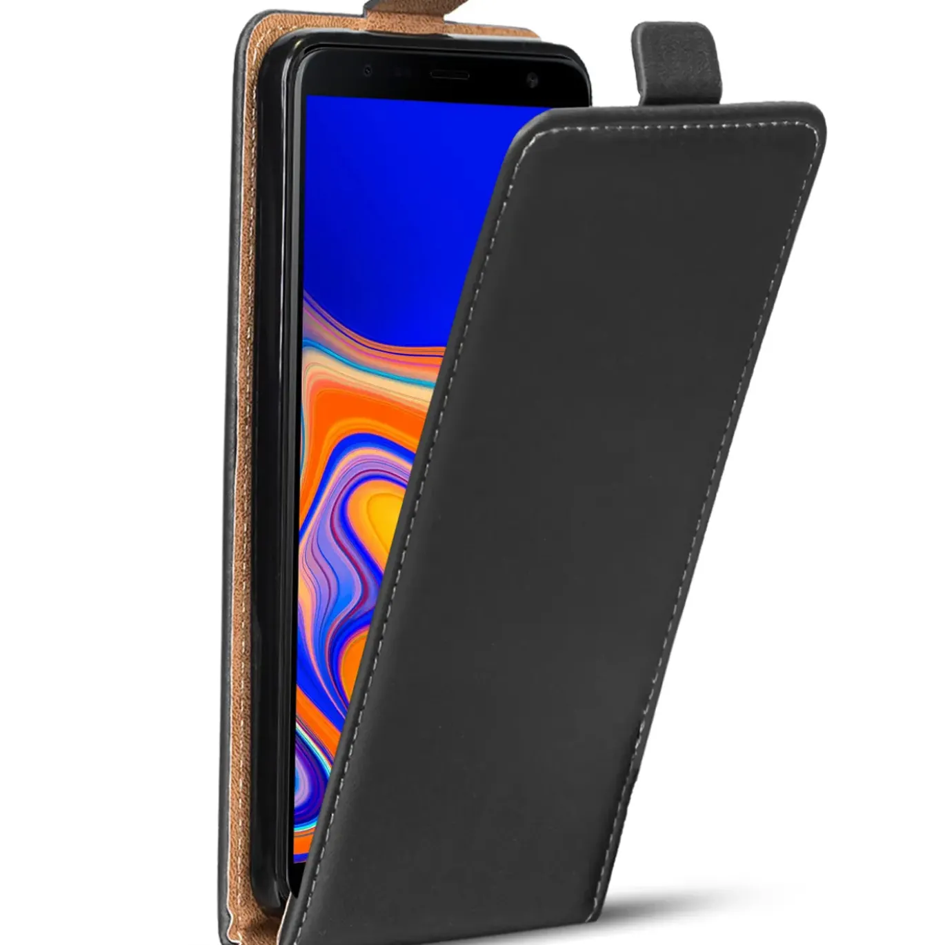 Samsung Galaxy A7 2018 - Flip Hülle, horizontal klappbar