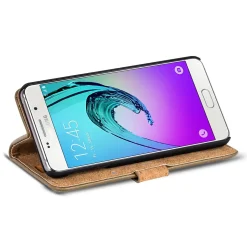 Samsung Galaxy A3 2016 - Retro Klapphülle mit Karten- & Geldfach