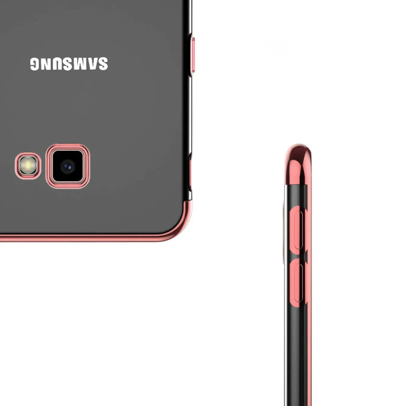 Samsung Galaxy A3 2017 - Transparente Hülle mit Akzenten