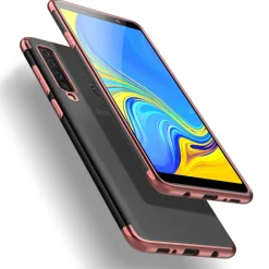 Samsung Galaxy A9 2018 - Transparente Hülle mit Akzenten