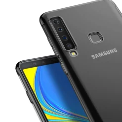 Samsung Galaxy A9 2018 - Transparente Hülle mit Akzenten