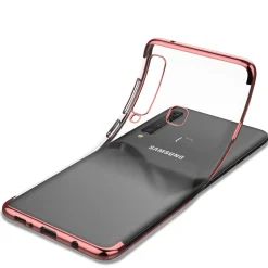 Samsung Galaxy A9 2018 - Transparente Hülle mit Akzenten