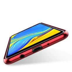 Samsung Galaxy A7 2018 - Transparente Hülle mit Akzenten