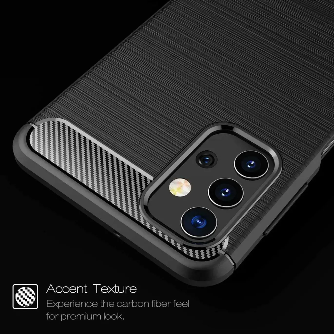 Samsung Galaxy A52 / A52 5G / A52S 5G - Carbon Case Hülle, stoßfest