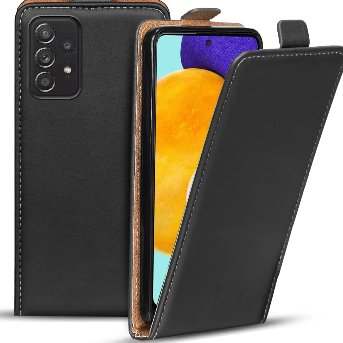Samsung Galaxy A52 / A52 5G / A52S 5G - Flip Hülle, horizontal klappbar