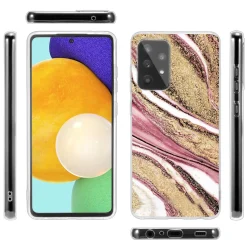 Samsung Galaxy A52 / A52 5G / A52S 5G - Marmor & Sand Design Hülle