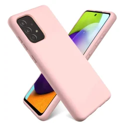 Samsung Galaxy A52 / A52 5G / A52S 5G - Silikon Case mit Mikrofaser-Innenseite