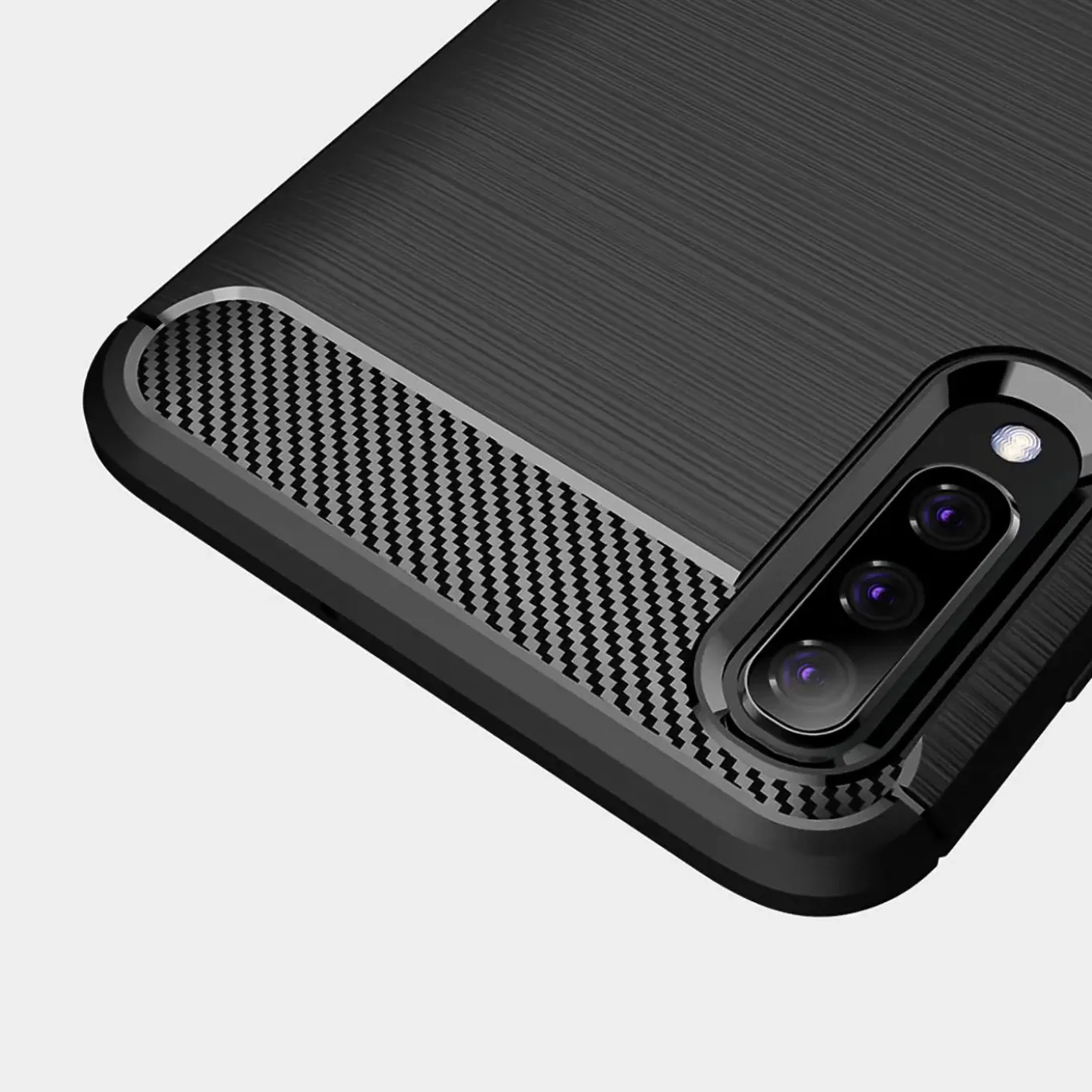 Samsung Galaxy A50 / A30s - Carbon Case Hülle, stoßfest