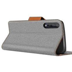 Samsung Galaxy A50 / A30s - Jeanslook Klapphülle mit Kartenfach