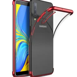 Samsung Galaxy A70 / A70s - Transparente Hülle mit Akzenten