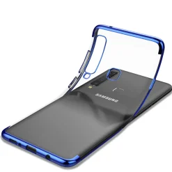 Samsung Galaxy A70 / A70s - Transparente Hülle mit Akzenten