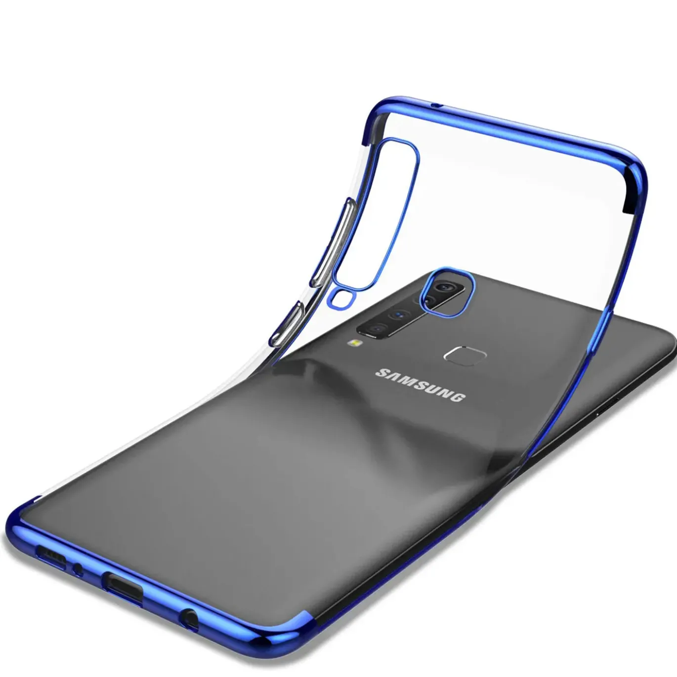 Samsung Galaxy A70 / A70s - Transparente Hülle mit Akzenten
