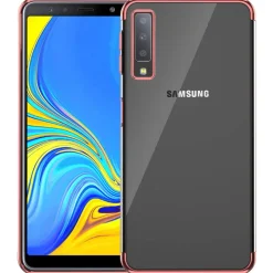 Samsung Galaxy A70 / A70s - Transparente Hülle mit Akzenten