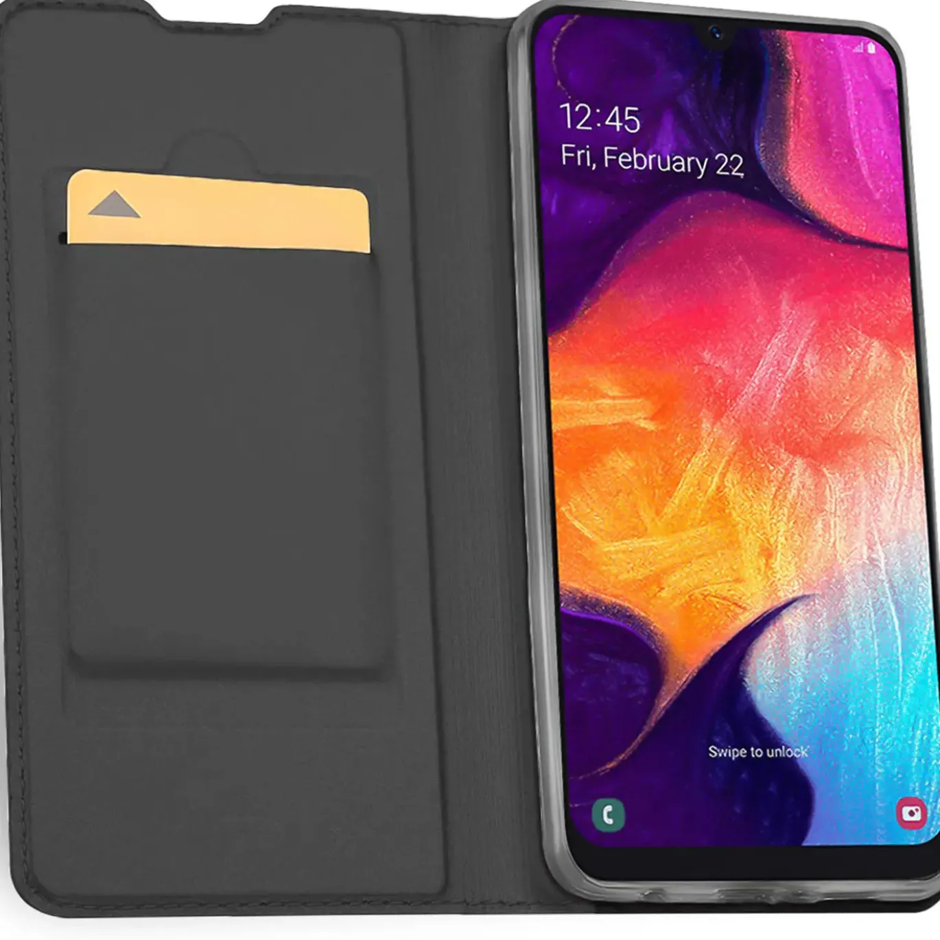 Samsung Galaxy A40 - Booklet Case mit Magnetverschluss