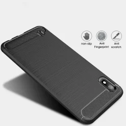 Samsung Galaxy A10 - Carbon Case Hülle, stoßfest