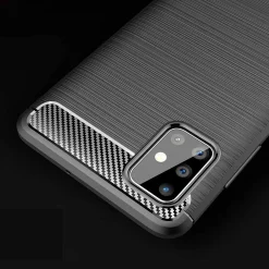 Samsung Galaxy A51 - Carbon Case Hülle, stoßfest