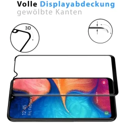 Samsung Galaxy A41 - Fullscreen 9H Panzerglas Displayglas
