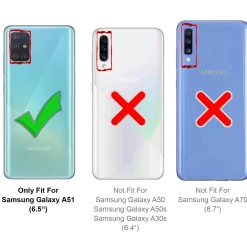 Samsung Galaxy A51 - 9H Displayschutzfolie 2x Display & Kamera