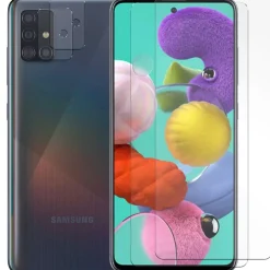 Samsung Galaxy A51 - 9H Displayschutzfolie 2x Display & Kamera