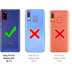 Samsung Galaxy A41 - 9H Displayschutzfolie 2x Display & Kamera