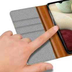 Samsung Galaxy A03 - Jeanslook Klapphülle mit Kartenfach
