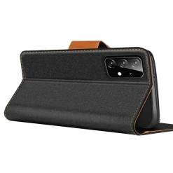 Samsung Galaxy A72 - Jeanslook Klapphülle mit Kartenfach