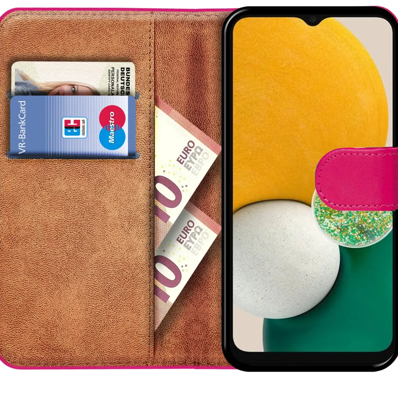 Samsung Galaxy A03 - Klapphülle mit Kartenfächern