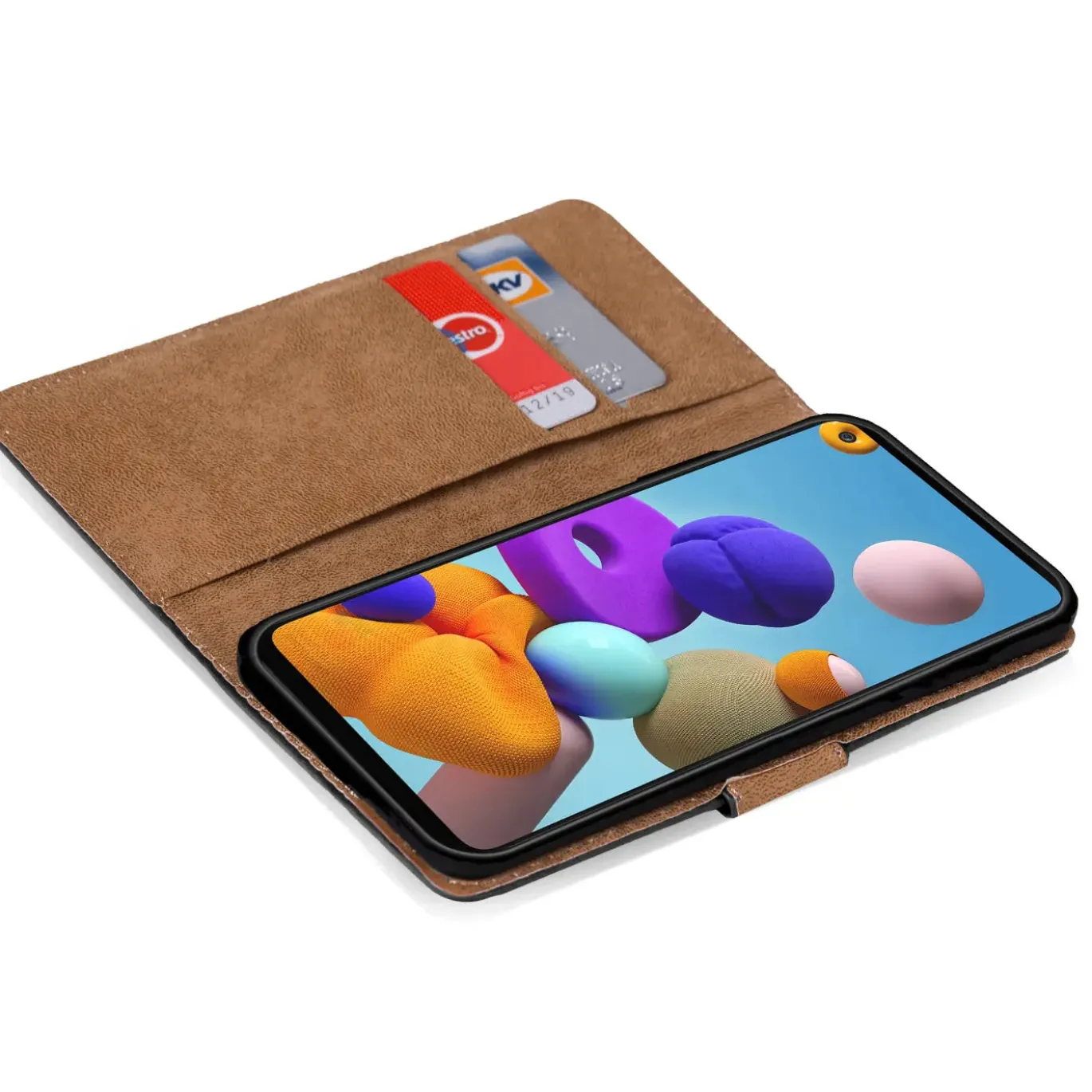 Samsung Galaxy A41 - Klapphülle mit Kartenfächern