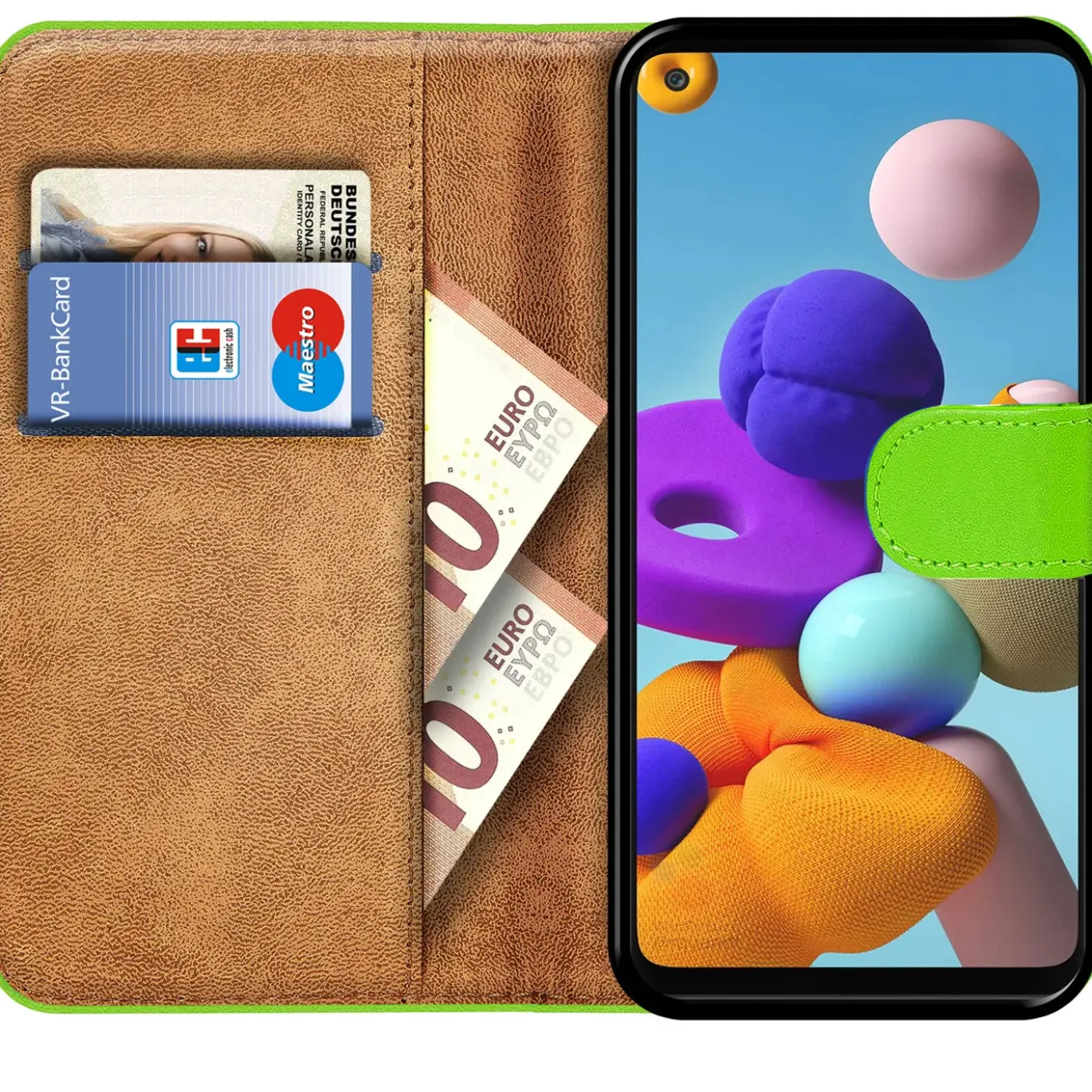 Samsung Galaxy A31 - Klapphülle mit Kartenfächern