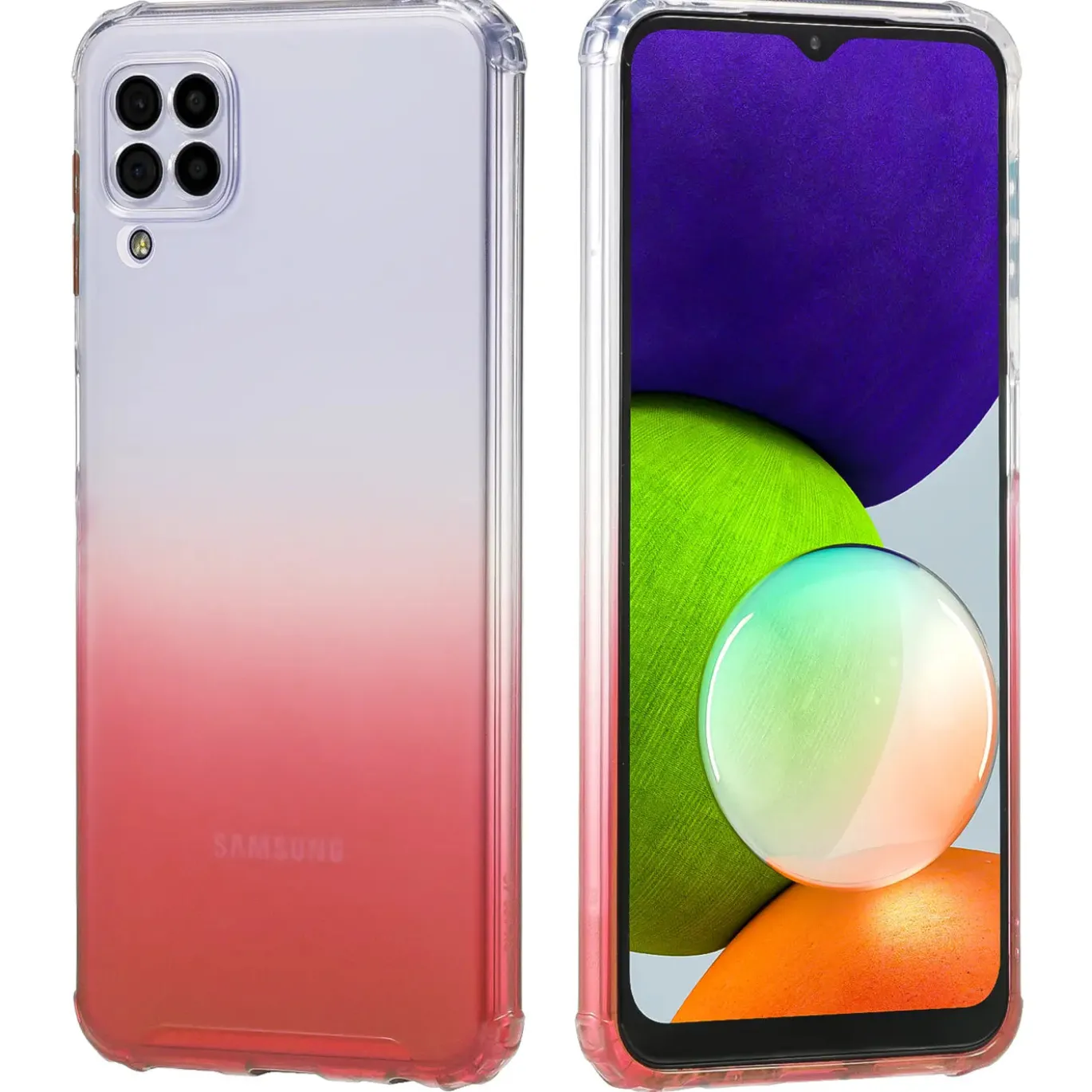 Samsung Galaxy A12 / M12 - Farbverlauf Hülle ultra dünn