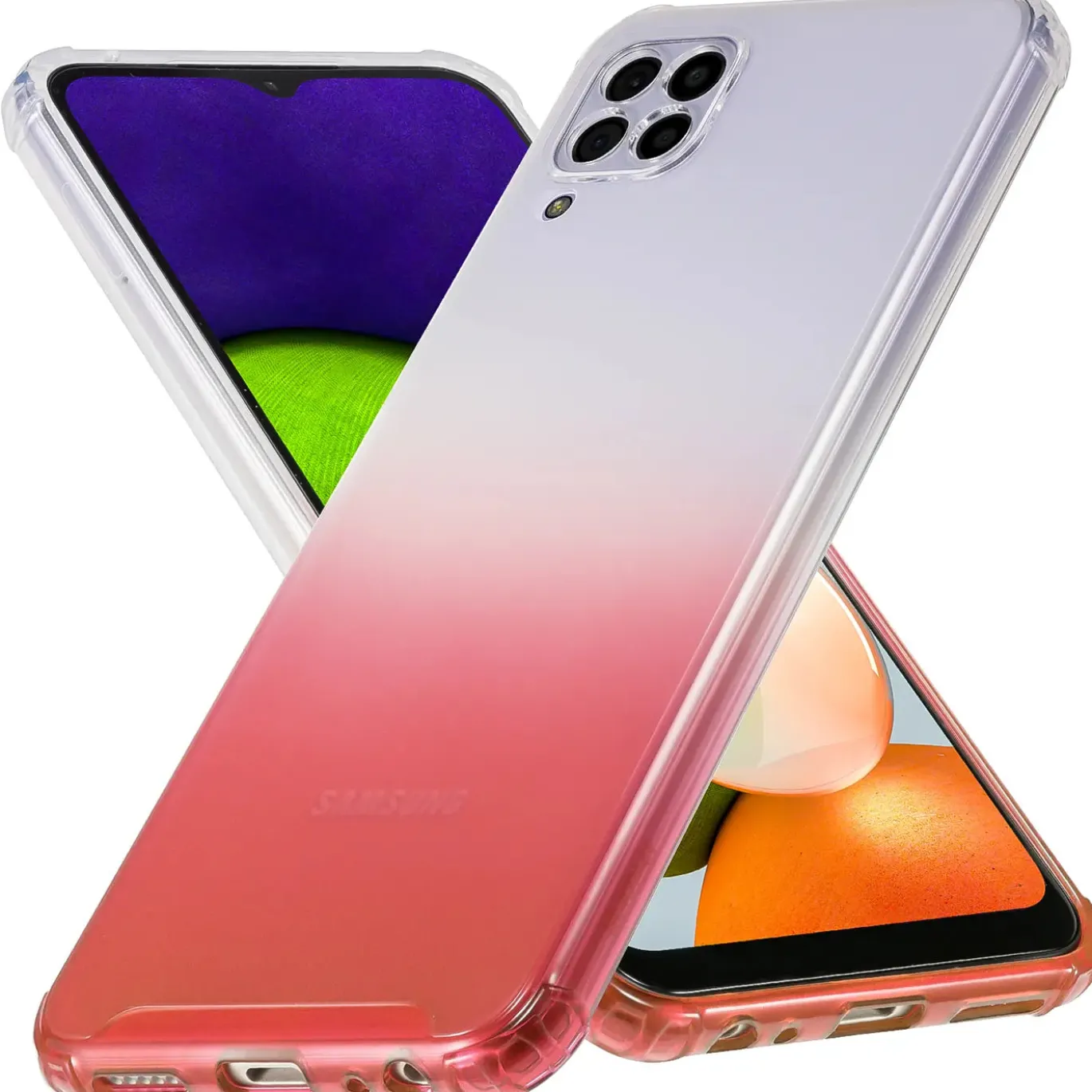 Samsung Galaxy A12 / M12 - Farbverlauf Hülle ultra dünn