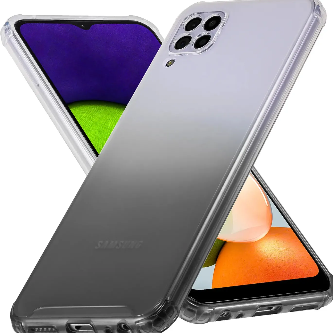 Samsung Galaxy A12 / M12 - Farbverlauf Hülle ultra dünn
