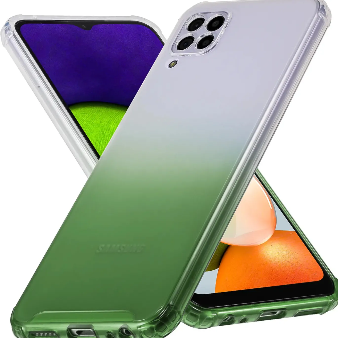 Samsung Galaxy A12 / M12 - Farbverlauf Hülle ultra dünn