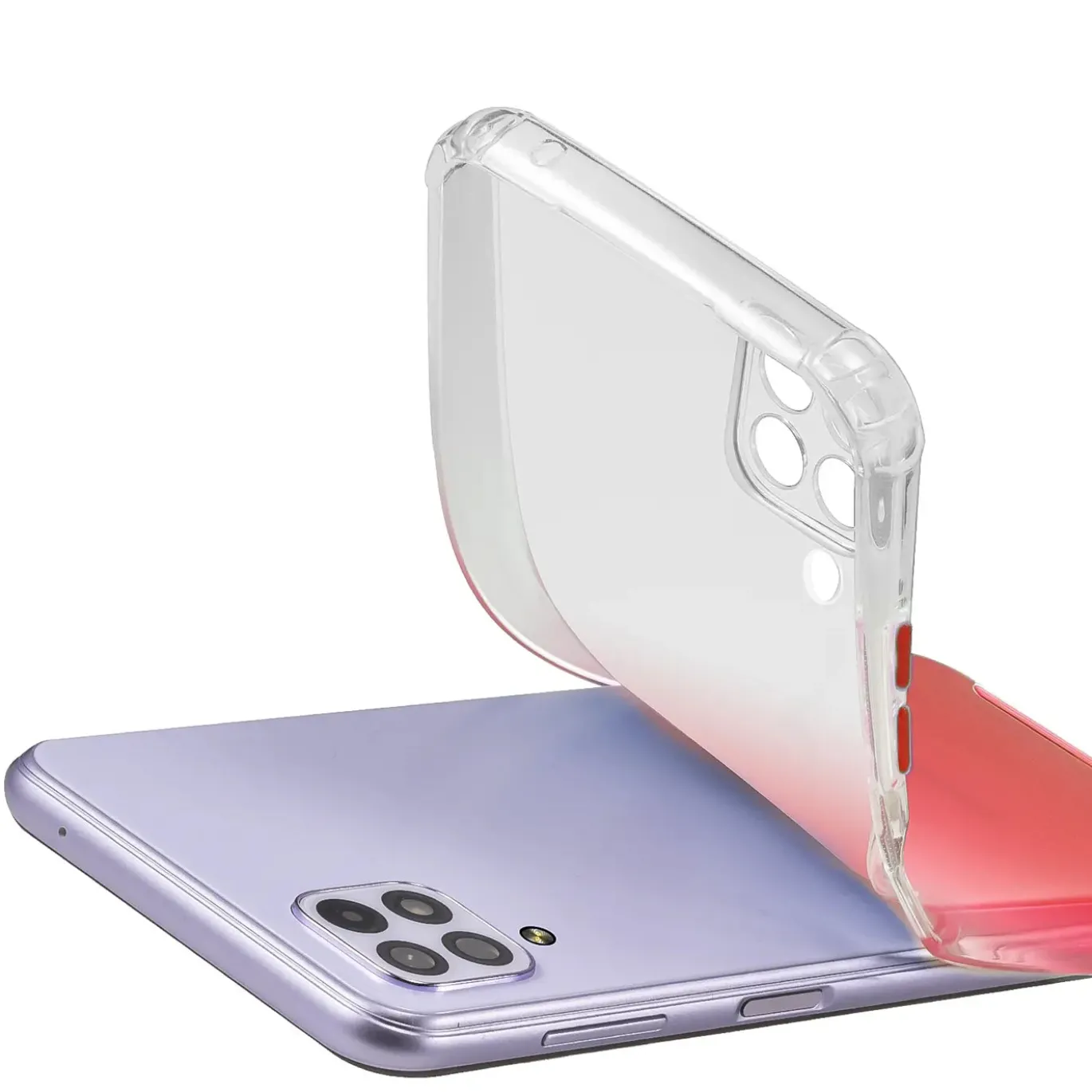 Samsung Galaxy A12 / M12 - Farbverlauf Hülle ultra dünn