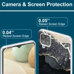 Samsung Galaxy A12 / M12 - Marmor & Sand Design Hülle