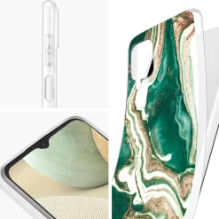 Samsung Galaxy A12 / M12 - Marmor & Sand Design Hülle
