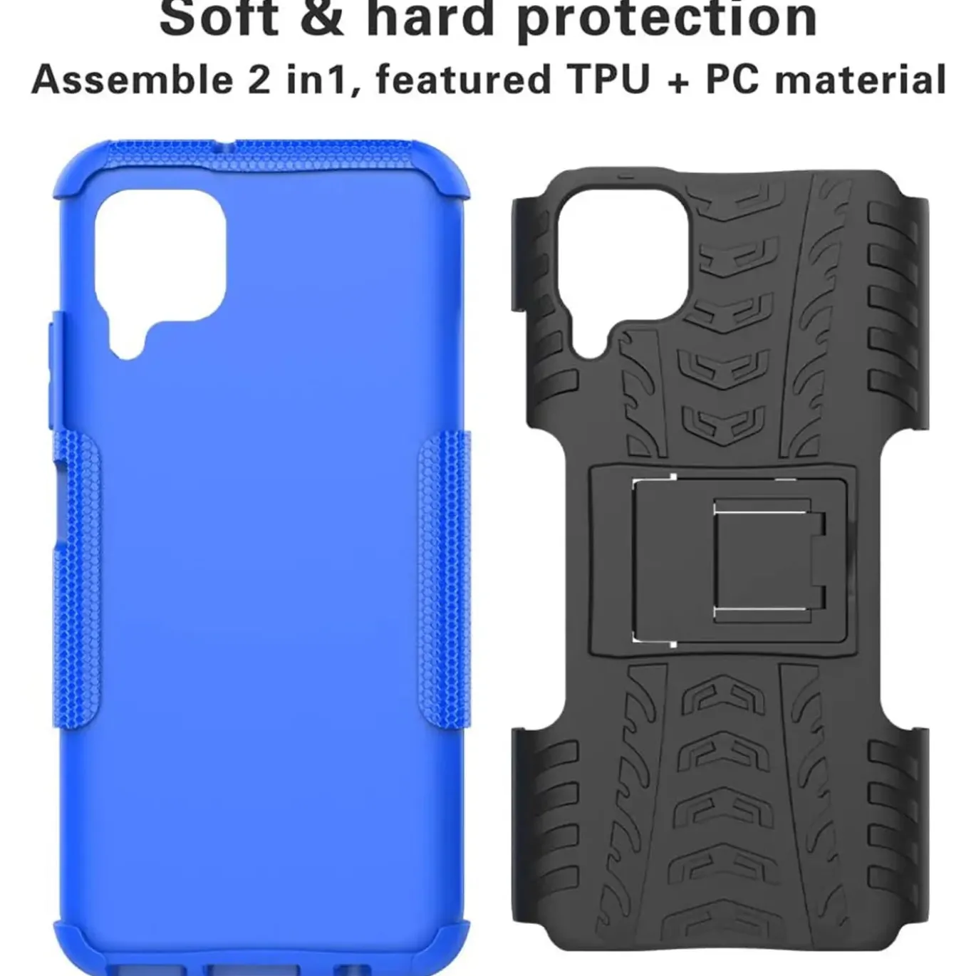 Samsung Galaxy A12 / M12 - Outdoor Hülle 2-teiliges Schutzcase