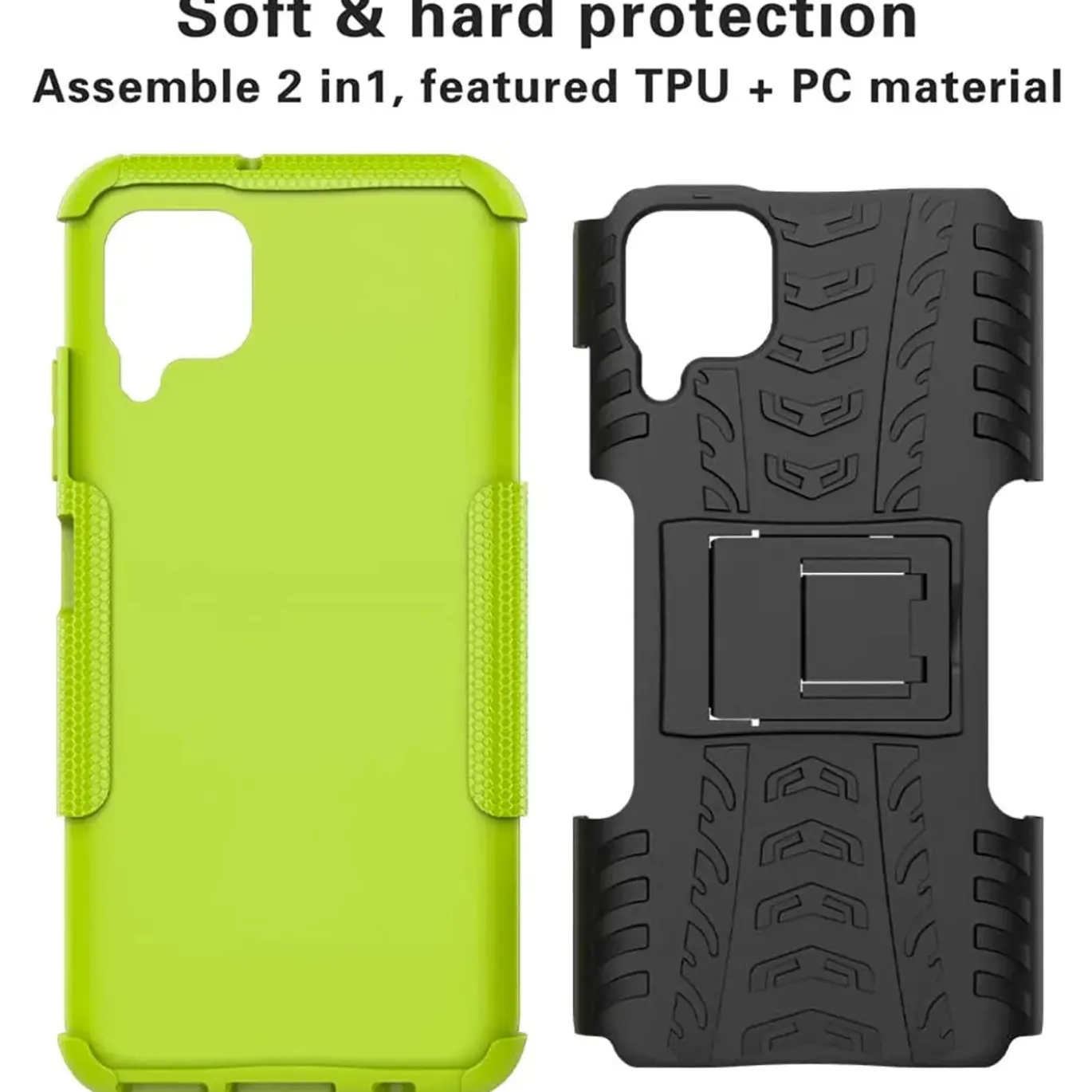 Samsung Galaxy A12 / M12 - Outdoor Hülle 2-teiliges Schutzcase