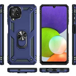 Samsung Galaxy A12 / M12 - Outdoor Hardcase mit Ringhalter