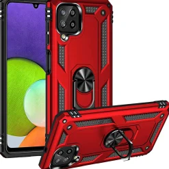 Samsung Galaxy A12 / M12 - Outdoor Hardcase mit Ringhalter