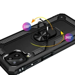 Samsung Galaxy A12 / M12 - Outdoor Hardcase mit Ringhalter